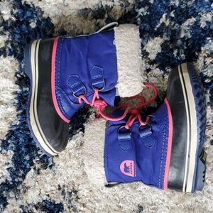 Sorel Fleece Lined Waterproof Classic Toddler US size 12 Winter Rain Boots